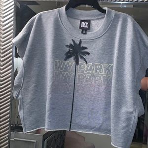 Oversized ivy park crop top